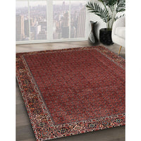 Traditional Sienna Brown Persian Rug, tr1671