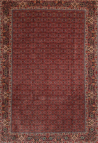 Machine Washable Traditional Sienna Brown Rug, wshtr1671