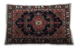 Traditional Classic Rectangular Dark Almond Brown Lumbar Throw Pillow, 13 inch by 19 inch, lbtr1672