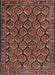 Traditional Dark Almond Brown Persian Rug, tr1673