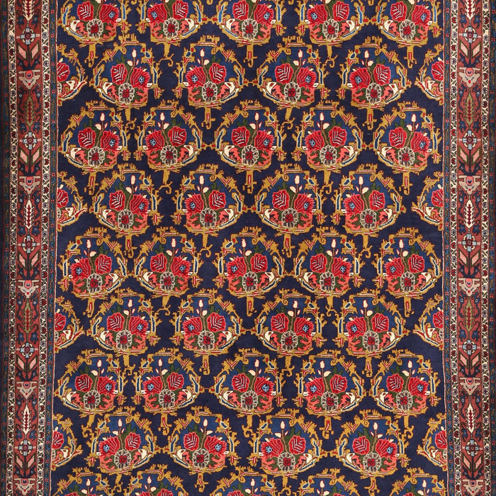 Traditional Dark Almond Brown Persian Rug, tr1673