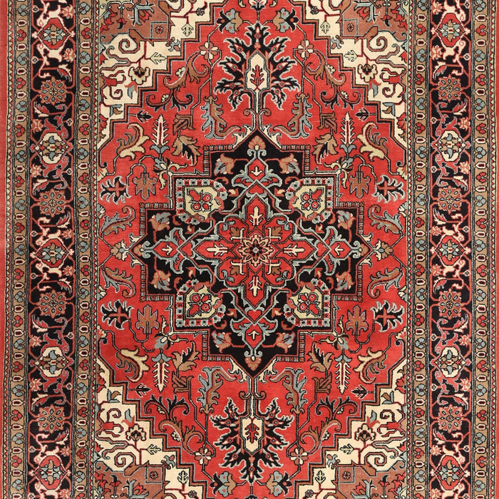 Traditional Saffron Red Persian Rug, tr1674