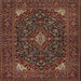 Square Traditional Red Persian Rug, tr1675