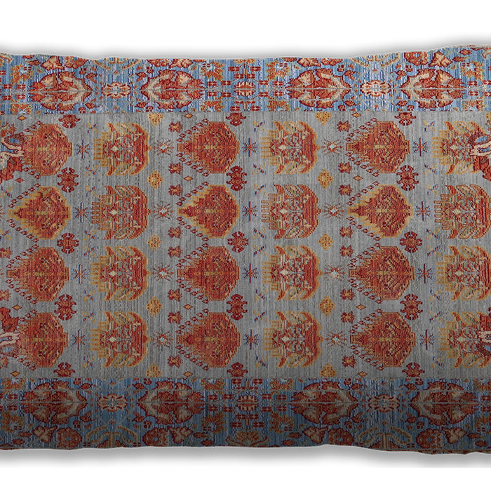 Traditional Classic Rectangular Chestnut Red Lumbar Throw Pillow, 13 inch by 19 inch, lbtr167