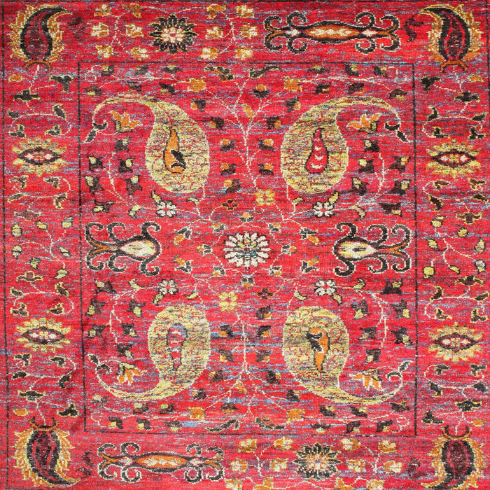 Square Traditional Red Persian Rug, tr1680