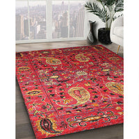 Traditional Rust Pink Persian Rug, tr1681