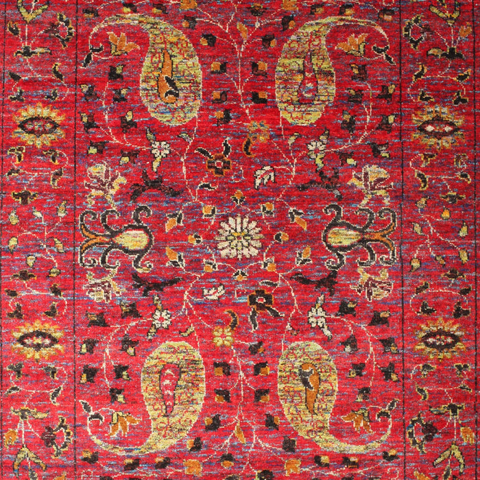 Traditional Rust Pink Persian Rug, tr1681