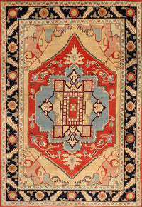 Machine Washable Traditional Sand Brown Rug, wshtr1682