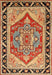 Machine Washable Traditional Sand Brown Rug, wshtr1682