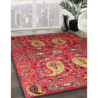 Traditional Rust Pink Persian Rug, tr1684