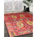 Machine Washable Traditional Red Rug in a Family Room, wshtr1685