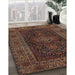 Machine Washable Traditional Night Red Rug in a Family Room, wshtr1686