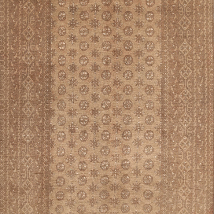 Machine Washable Traditional Sand Brown Rug, wshtr1689