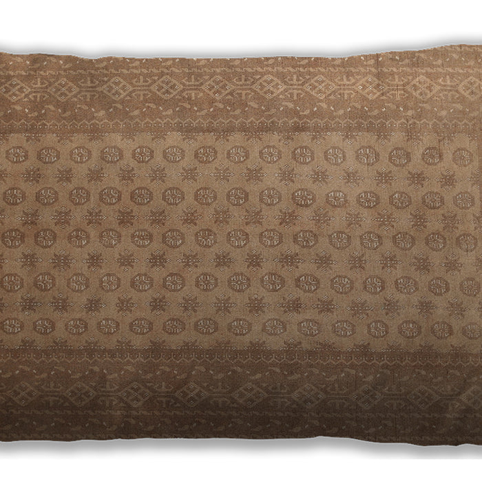 Traditional Classic Rectangular Brown Sand Brown Lumbar Throw Pillow, 13 inch by 19 inch, lbtr1689