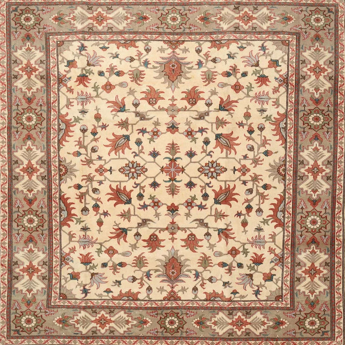 Square Traditional Red Persian Rug, tr1691