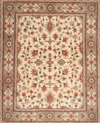 Machine Washable Traditional Red Rug, wshtr1691