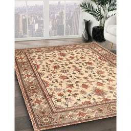 Traditional Red Persian Rug in Family Room, tr1691