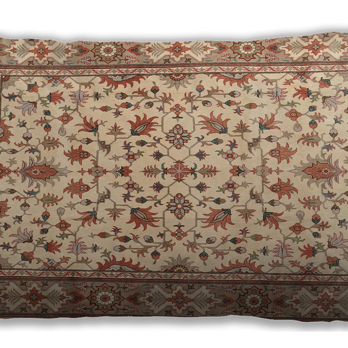 Traditional Classic Rectangular Red Lumbar Throw Pillow, 13 inch by 19 inch, lbtr1691