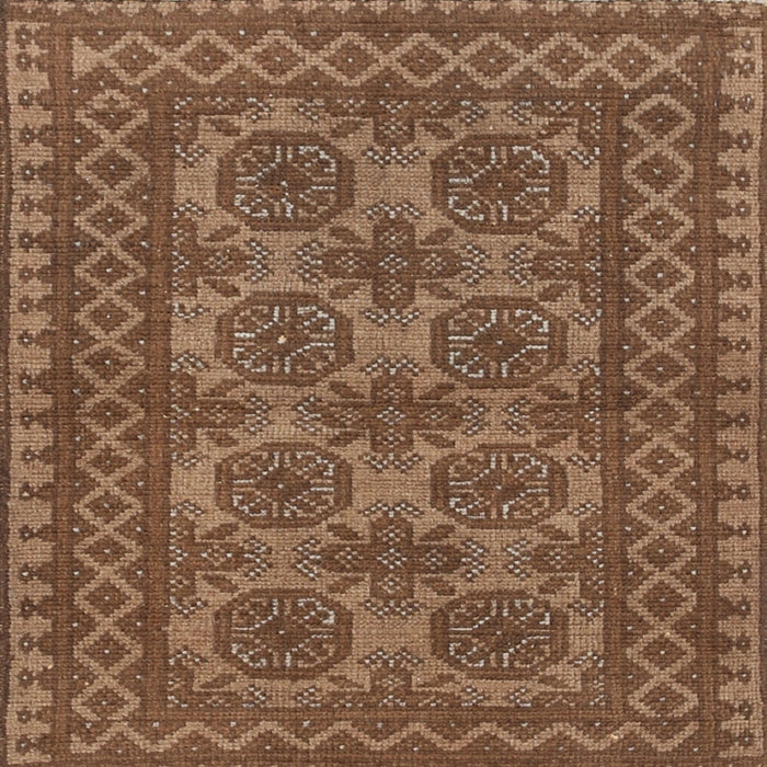 Round Machine Washable Traditional Saddle Brown Rug, wshtr1692