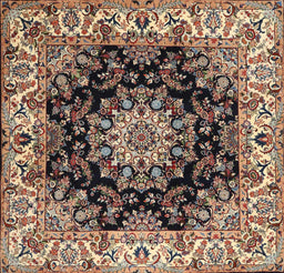 Machine Washable Traditional Bakers Brown Rug, wshtr1695