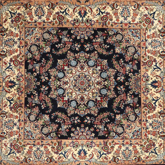 Traditional Bakers Brown Medallion Rug, tr1695