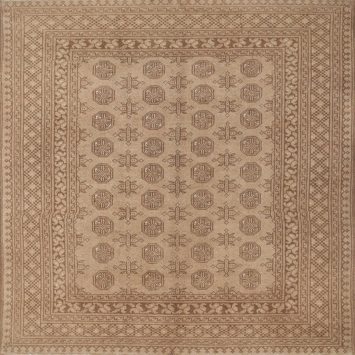 Square Traditional Light Brown Persian Rug, tr1697