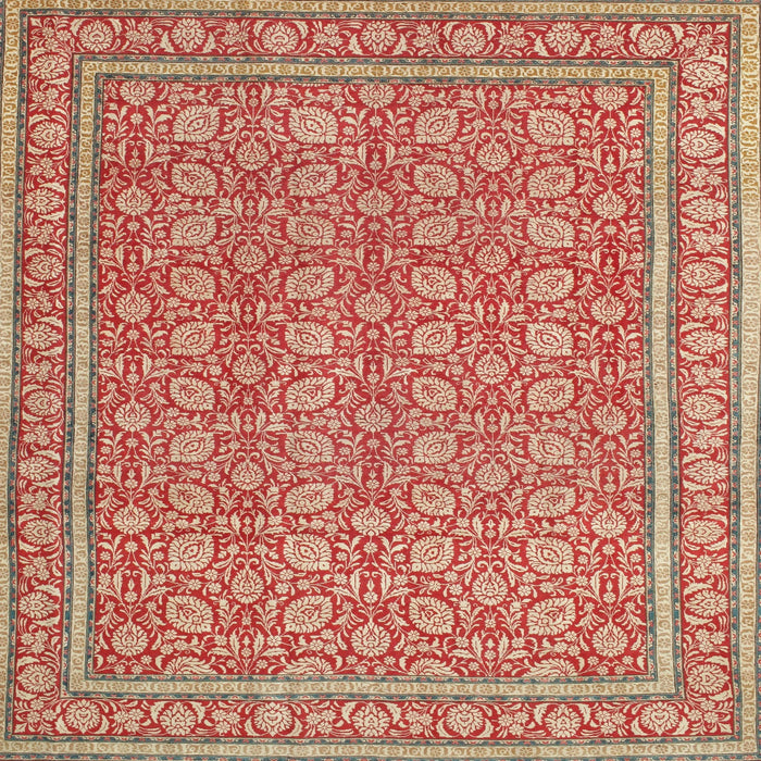 Square Traditional Red Persian Rug, tr169