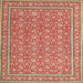 Square Traditional Red Persian Rug, tr169