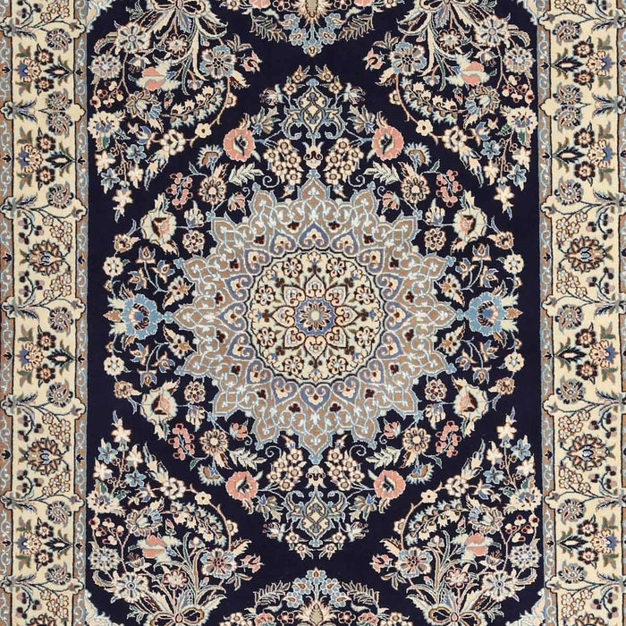 Traditional Tan Brown Medallion Rug, tr1702