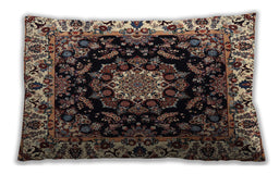 Traditional Classic Rectangular Red Lumbar Throw Pillow, 13 inch by 19 inch, lbtr1706