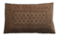 Traditional Classic Rectangular Saddle Brown Lumbar Throw Pillow, 13 inch by 19 inch, lbtr1708