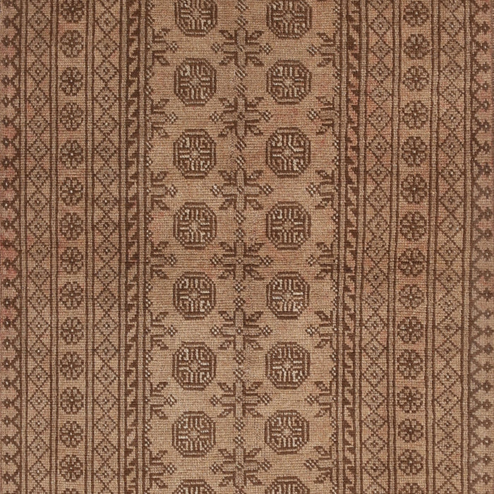 Traditional Saddle Brown Southwestern Rug, tr1708