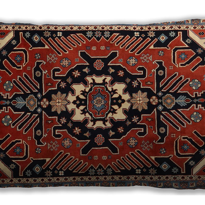 Traditional Classic Rectangular Dark Almond Brown Lumbar Throw Pillow, 13 inch by 19 inch, lbtr1709