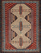 Machine Washable Traditional Brown Rug, wshtr1710