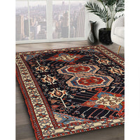 Traditional Dark Almond Brown Persian Rug, tr1711