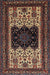 Traditional Dark Almond Brown Persian Rug, tr1712