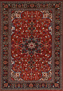 Machine Washable Traditional Sienna Brown Rug, wshtr1713