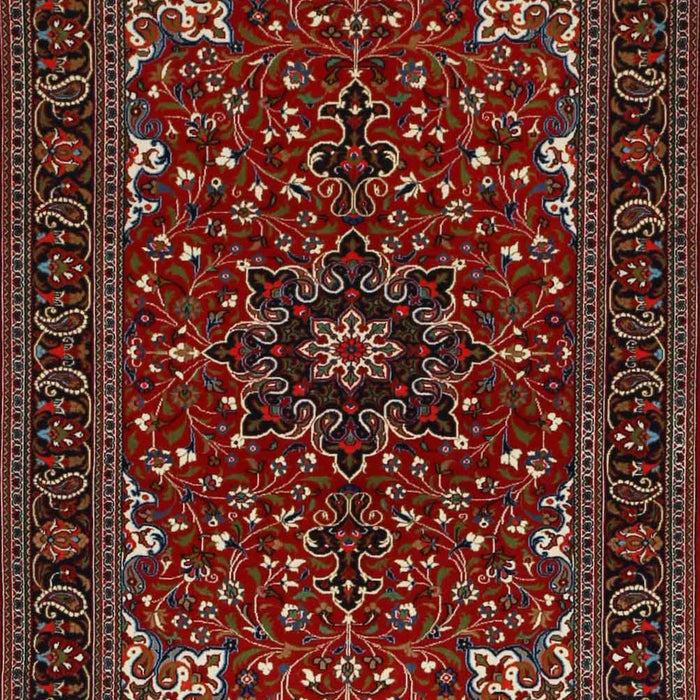 Machine Washable Traditional Sienna Brown Rug, wshtr1713