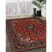 Machine Washable Traditional Sienna Brown Rug in a Family Room, wshtr1713