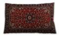 Traditional Classic Rectangular Sienna Brown Lumbar Throw Pillow, 13 inch by 19 inch, lbtr1713