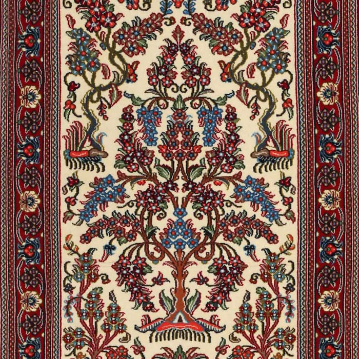 Machine Washable Traditional Saffron Red Rug, wshtr1714