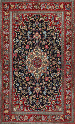 Machine Washable Traditional Dark Almond Brown Rug, wshtr1717