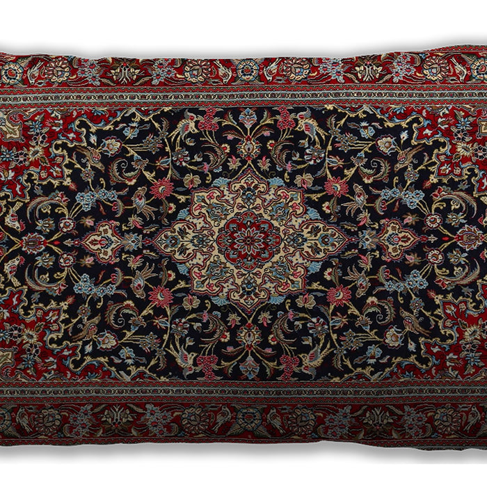 Traditional Classic Rectangular Dark Almond Brown Lumbar Throw Pillow, 13 inch by 19 inch, lbtr1717