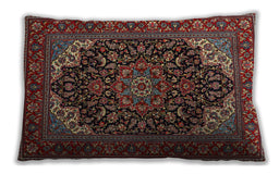 Traditional Classic Rectangular Dark Almond Brown Lumbar Throw Pillow, 13 inch by 19 inch, lbtr1718