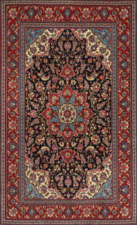 Machine Washable Traditional Dark Almond Brown Rug, wshtr1718