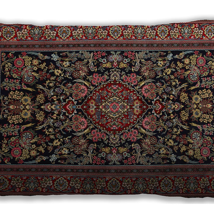 Traditional Classic Rectangular Dark Almond Brown Lumbar Throw Pillow, 13 inch by 19 inch, lbtr1719