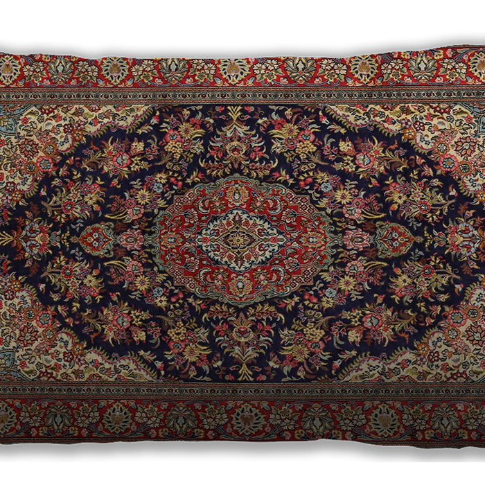 Traditional Classic Rectangular Orange Brown Lumbar Throw Pillow, 13 inch by 19 inch, lbtr1721