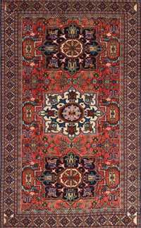 Machine Washable Traditional Dark Almond Brown Rug, wshtr1723