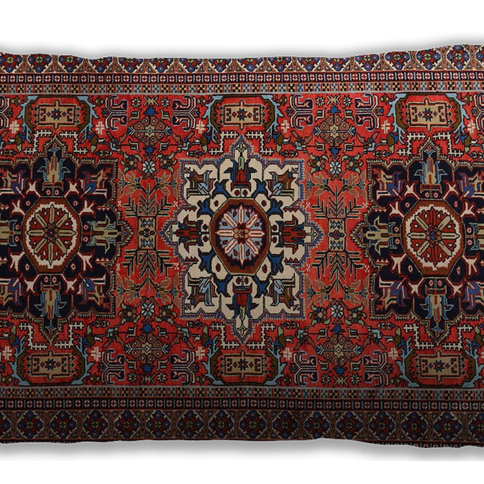 Traditional Classic Rectangular Dark Almond Brown Lumbar Throw Pillow, 13 inch by 19 inch, lbtr1723
