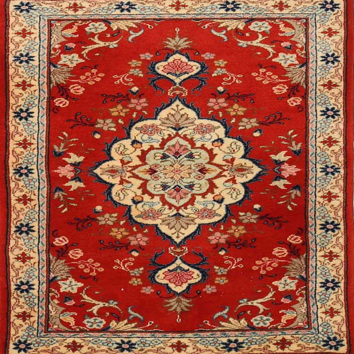 Square Traditional Red Persian Rug, tr1725